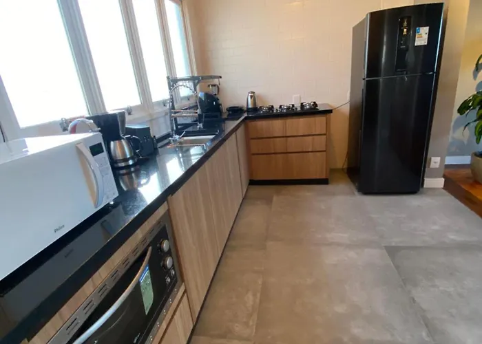 Apartamento Santa Casa Ap Moderno E Espaçoso Em Frente à Santa Casa Com Garagem