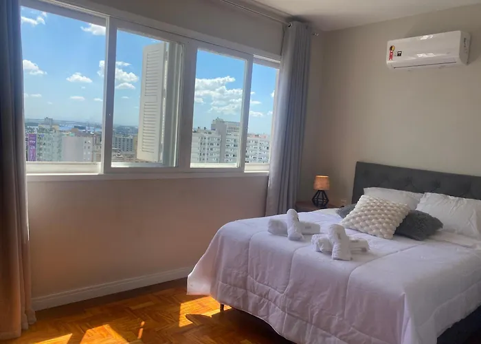 Apartamento Santa Casa Ap Moderno E Espaçoso Em Frente à Santa Casa Com Garagem *